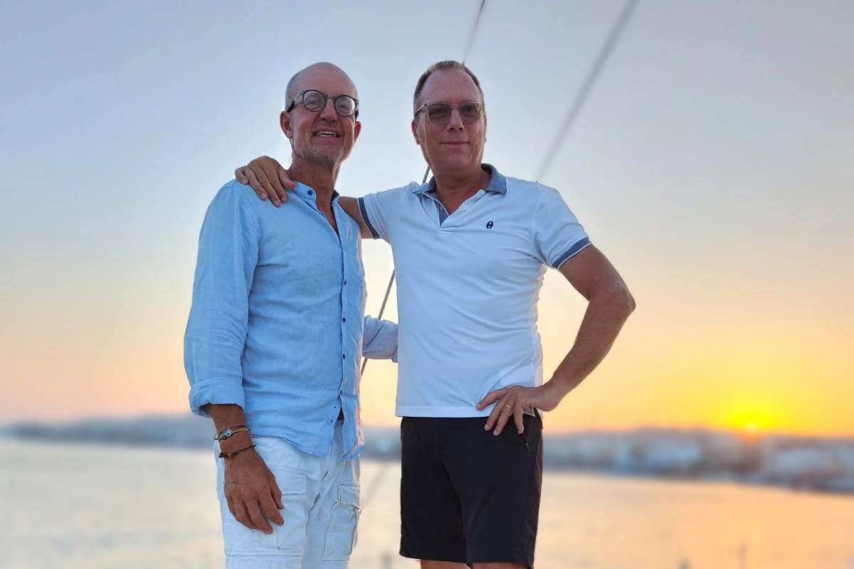 Paolo Bologna con Marco Luigi dal Monte Casoni