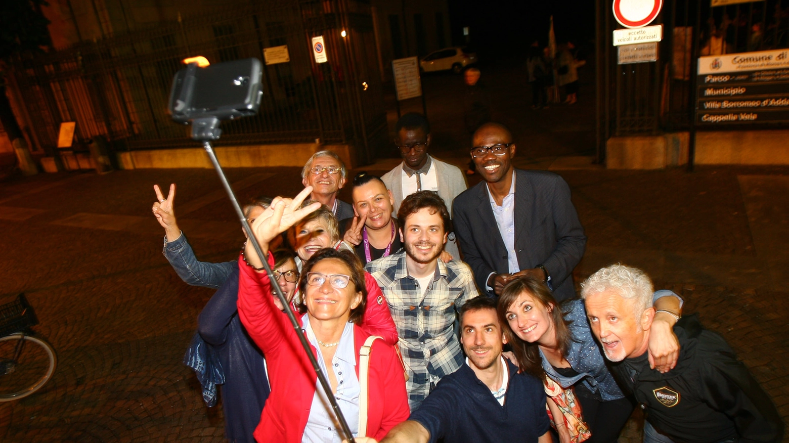 Selfie vincente per Rosalba Colombo e i suoi sostenitori