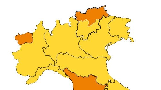 Lombardia in zona gialla dal 13 dicembre