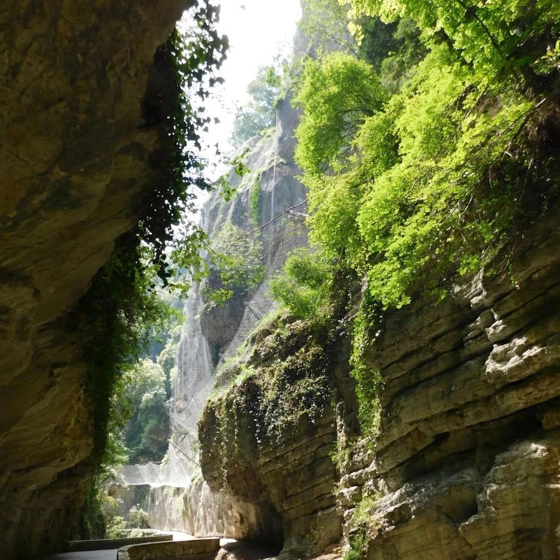 Uno scorcio della Strada della Forra