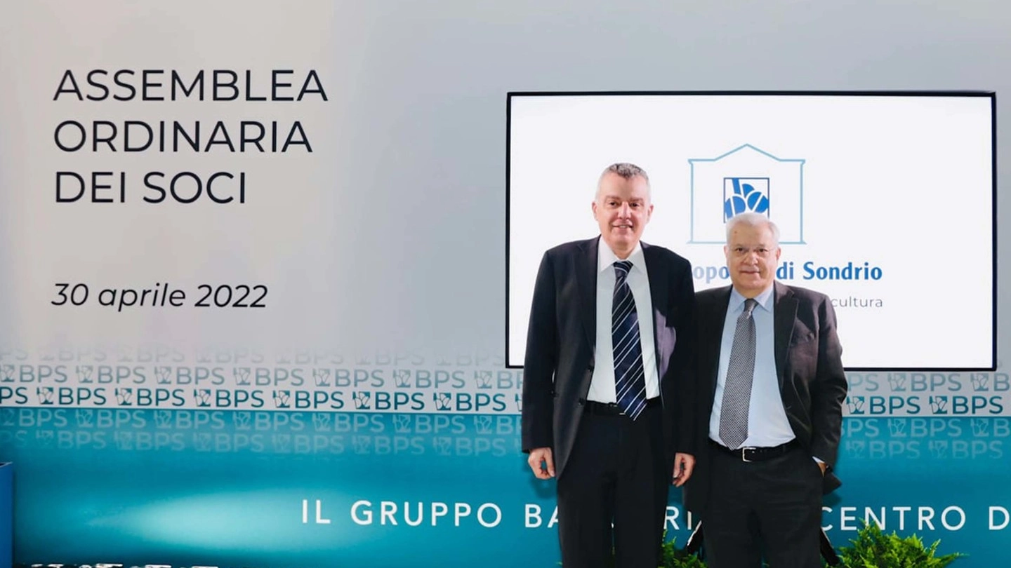 Il dg Mario Alberto Pedranzini con il presidente Francesco Venosta