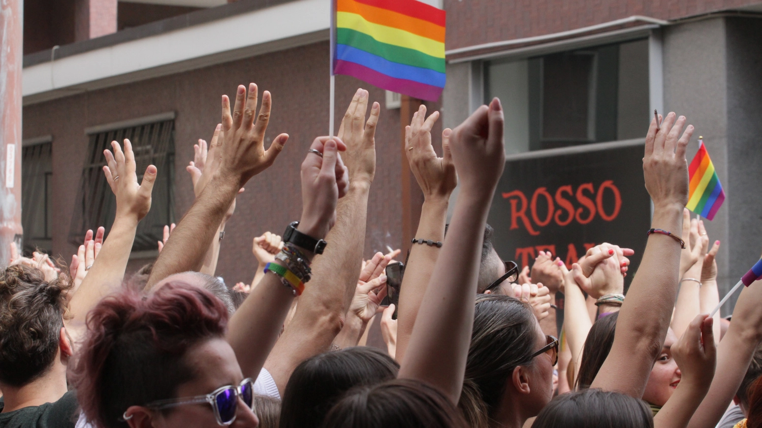 Il gay pride che si è tenuto nel giugno scorso a Varese