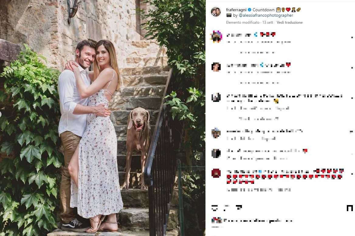 Francesca Ferragni con Riccardo Nicoletti (Foto Instagram)