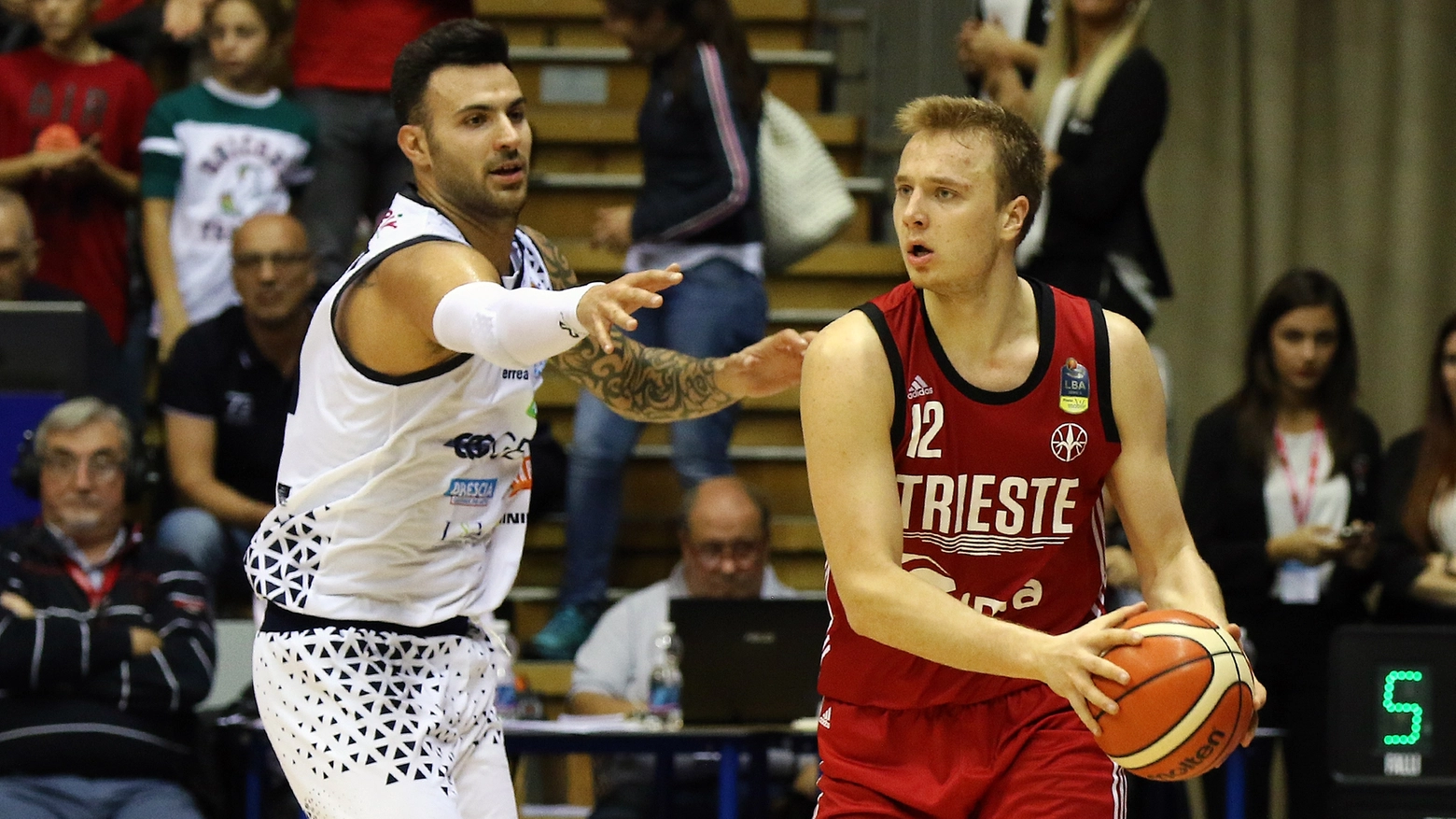 Alma Trieste vs Germani Basket  Brescia - Basket Serie A 2018/2019