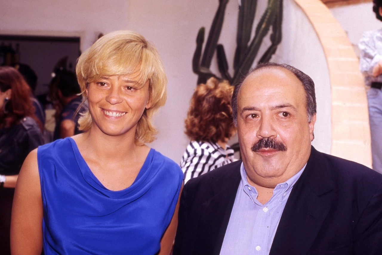 Istantanea di Maria De Filippi e Maurizio Costanzo