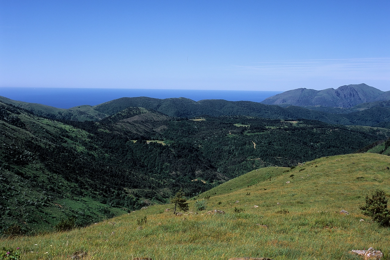 Il Mar Ligure visto dall'Appennino