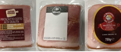 Cooked ham with allergens.  Here's which supermarkets picked it up