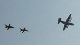 Gli aerei militari nel cielo di Milano
