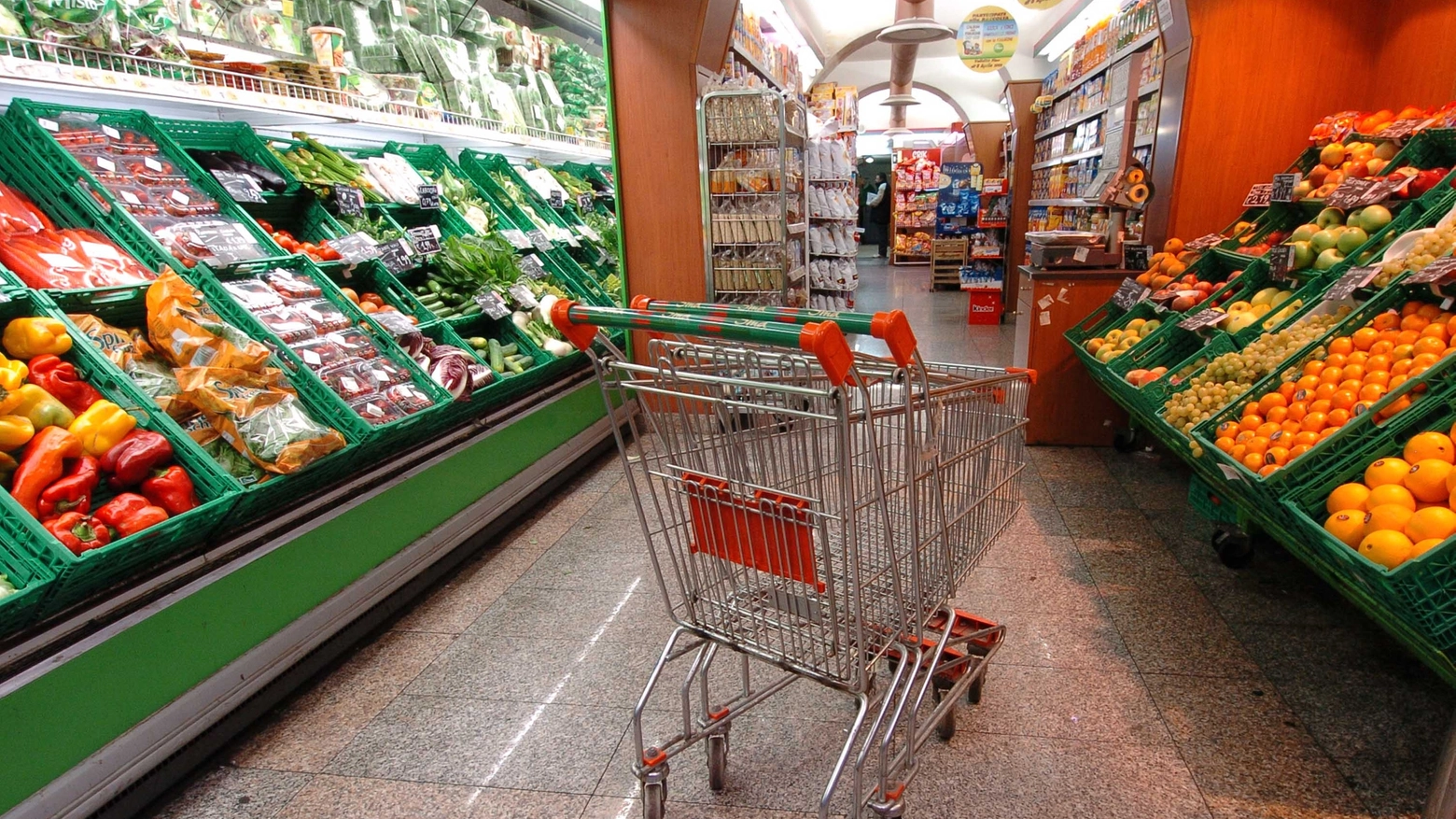 Un supermercato (Foto di repertorio Ansa)