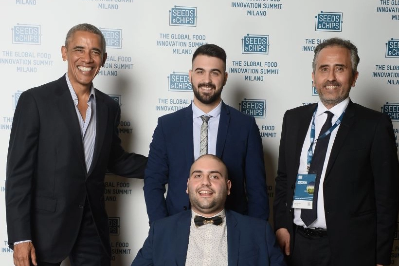 Barack Obama incontra Paolo Palumbo