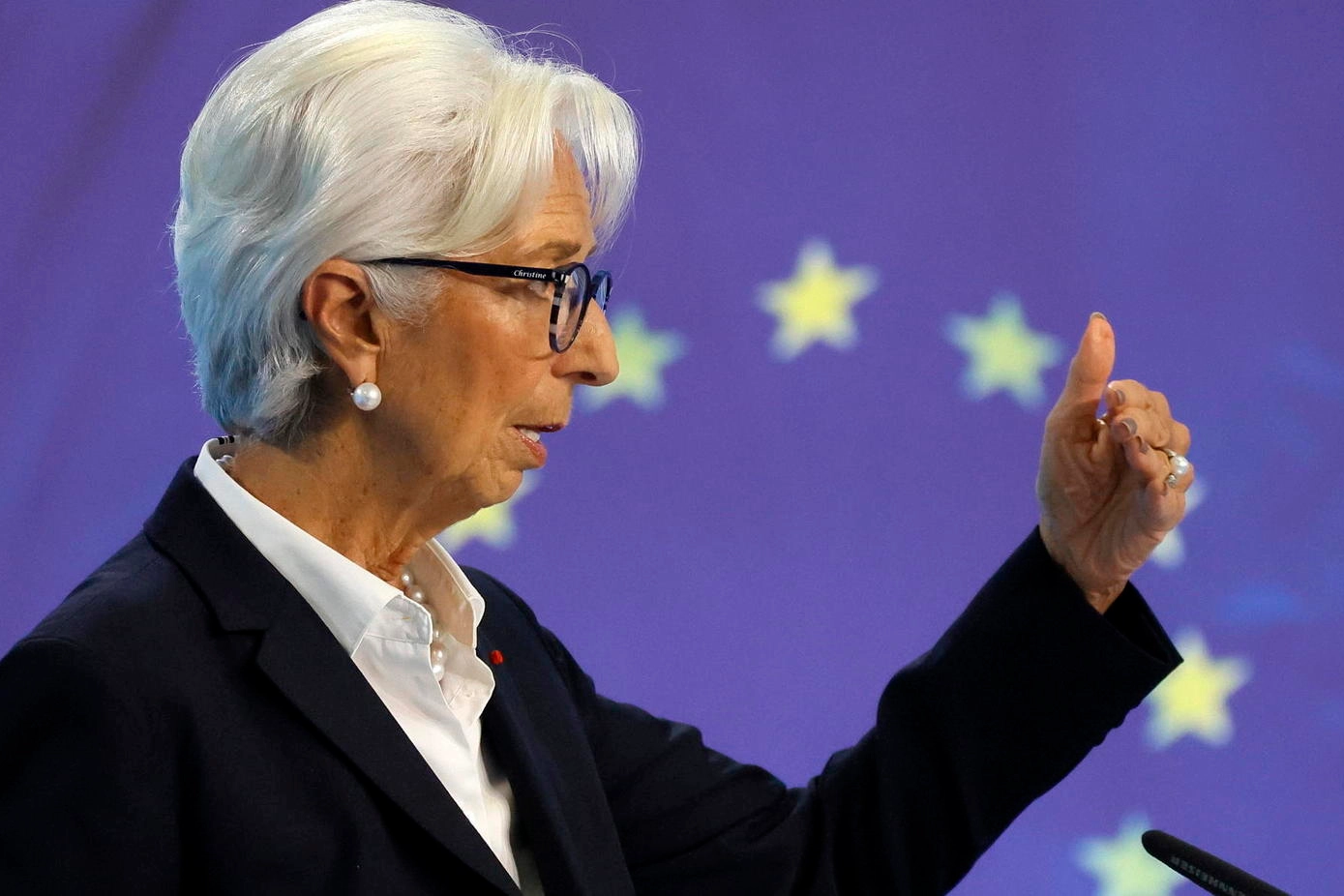 Christine Lagarde, 66 anni, presidente della Banca centrale europea (Ansa)