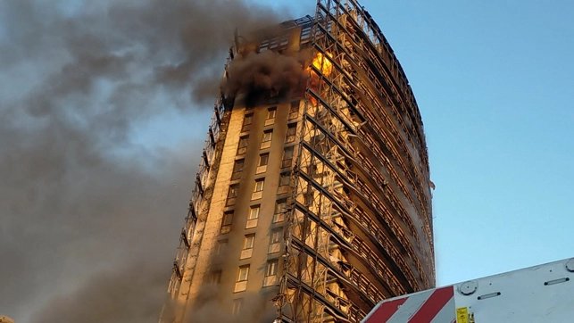 L'incendio alla Torre dei Moro