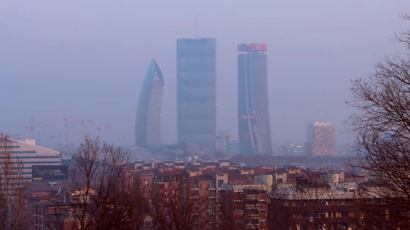 Milano e la cortina di smog