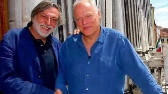 David Gilmour e Gino Strada