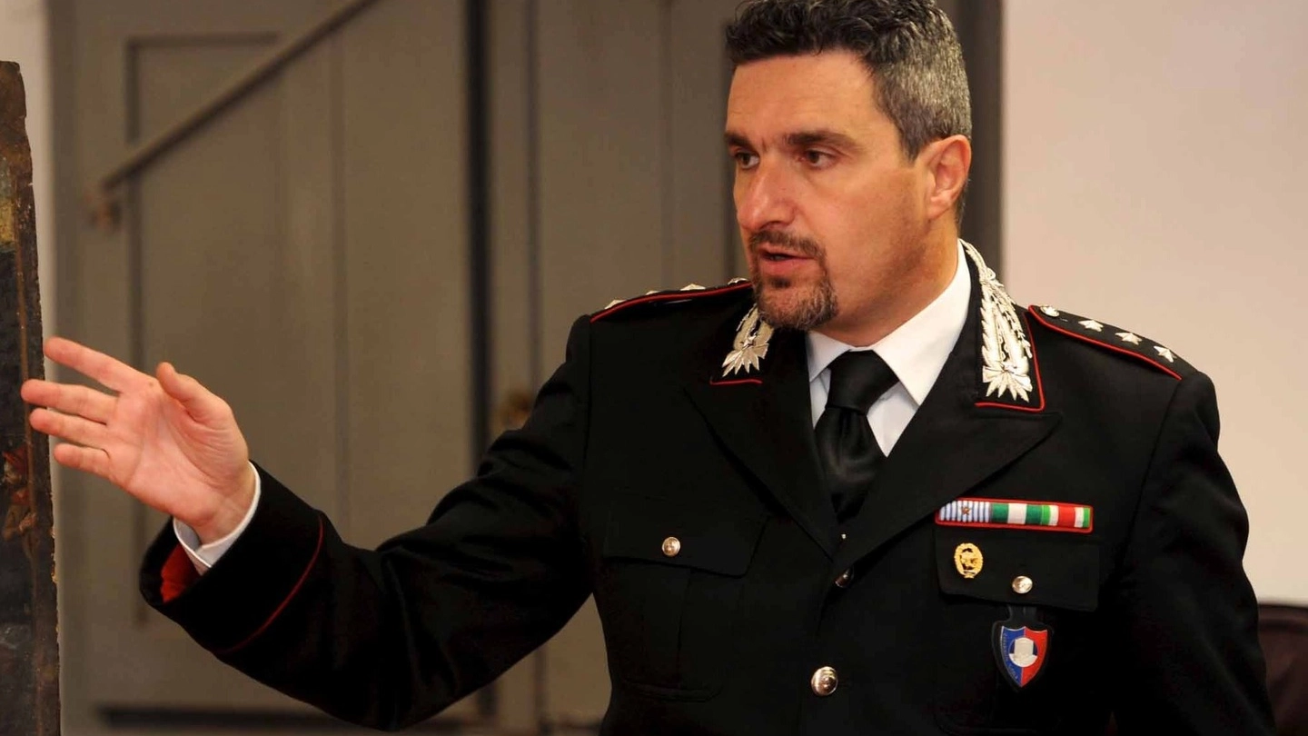 Francesco Provenza, comandante dei carabinieri del Nucleo tutela patrimonio culturale