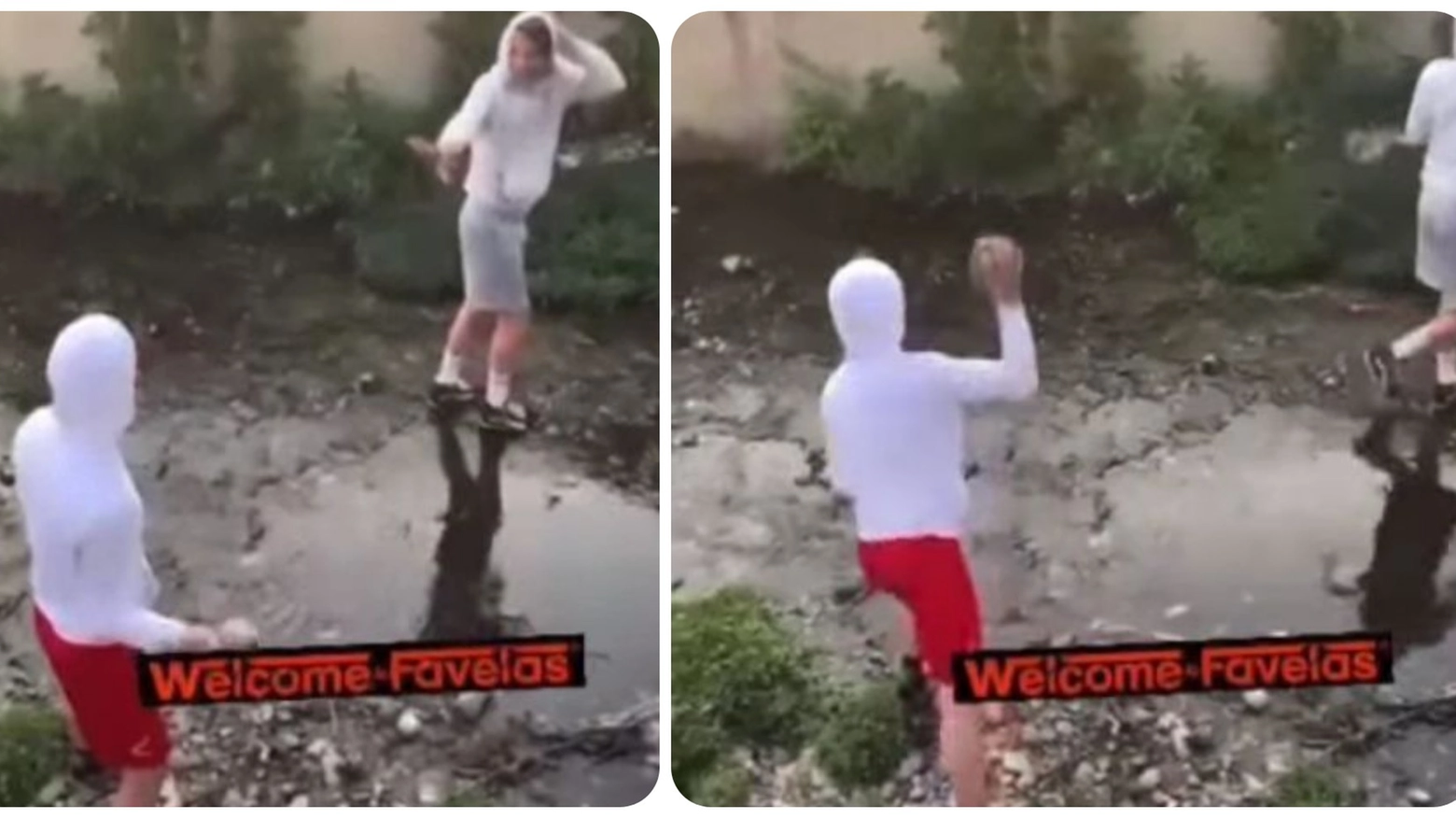 Lecco, lapidano una nutria e pubblicano il video sui social (Foto video Welcome to Favelas)