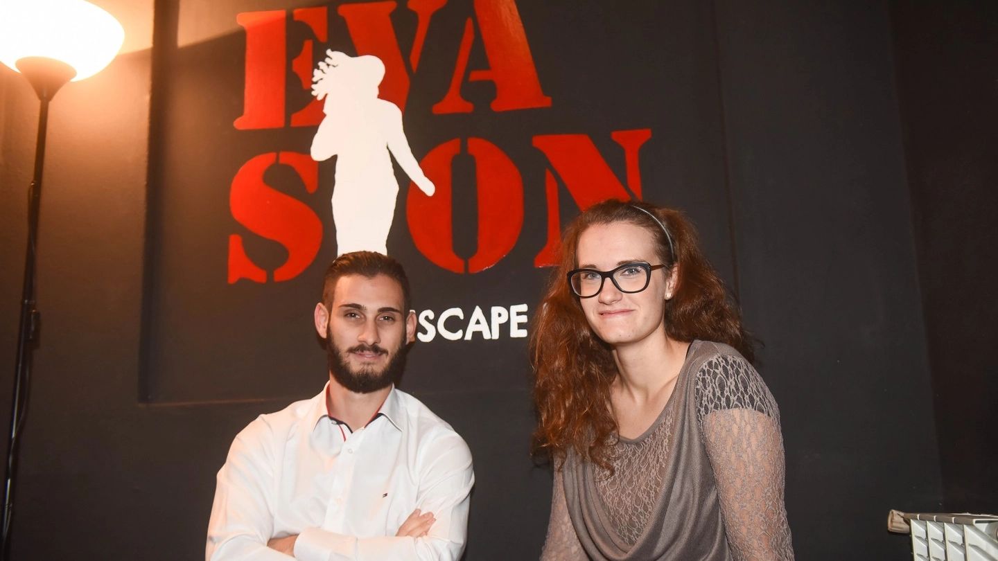 Valentino Piccininno e Vanessa Friuli nel loro Evasion Escape Room