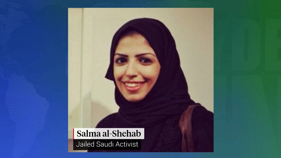 Salma al-Shehab (foto Facebook / Democracy Now) 
