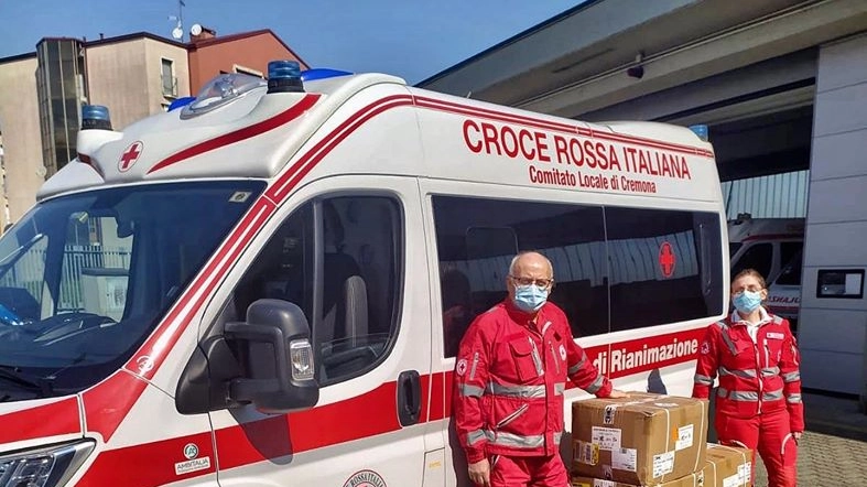 Volontari della Croce Rossa di Cremona