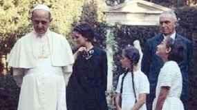 Papa Paolo VI con la famiglia