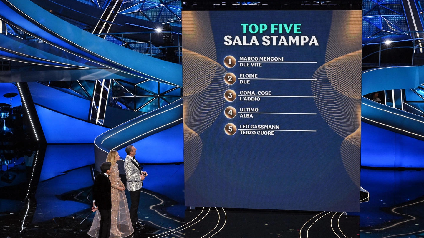 Sanremo 2023: la classifica della prima serata (Ansa)