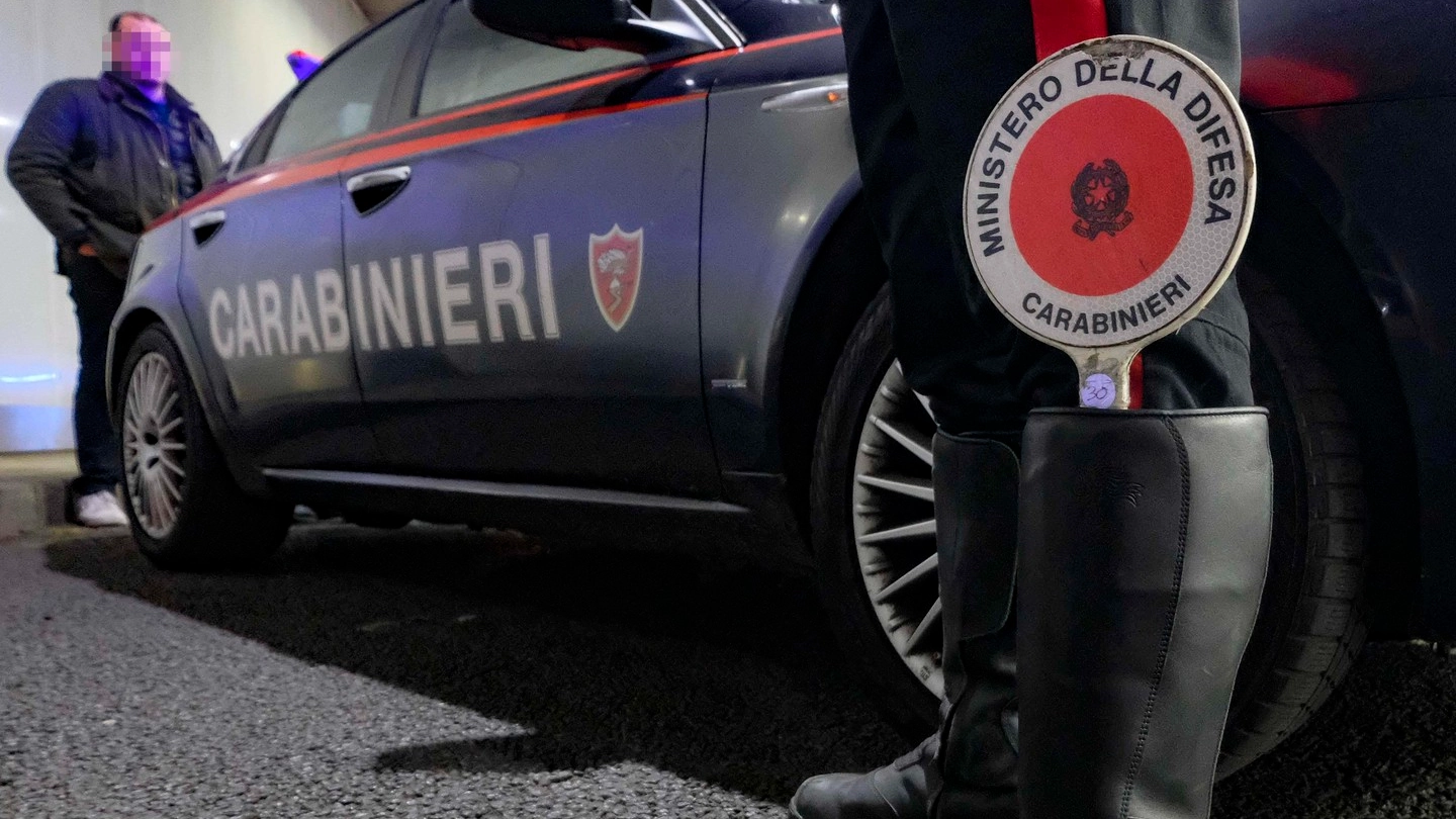 Prima di essere arrestati i due uomini hanno tentato di aggredire i carabinieri