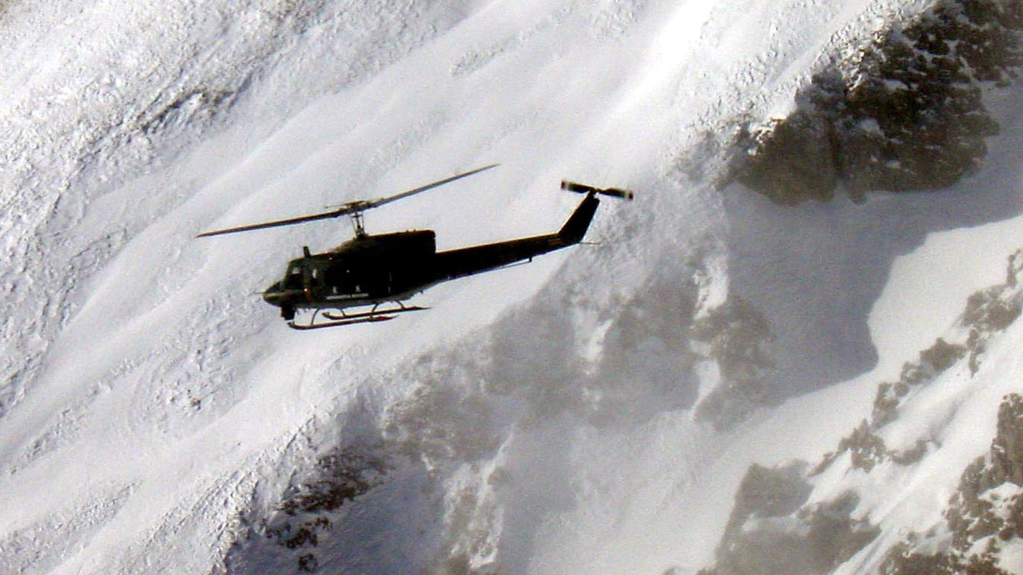 In Valsassina per le ricerche del disperso è stato utilizzato l’elicottero