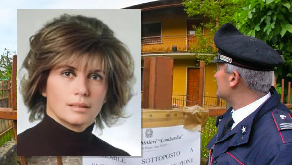 Stefania Rota e la casa di Mapello dov'è stata trovata morta Stefania Rota e la casa di Mapello dov'è stata trovata morta