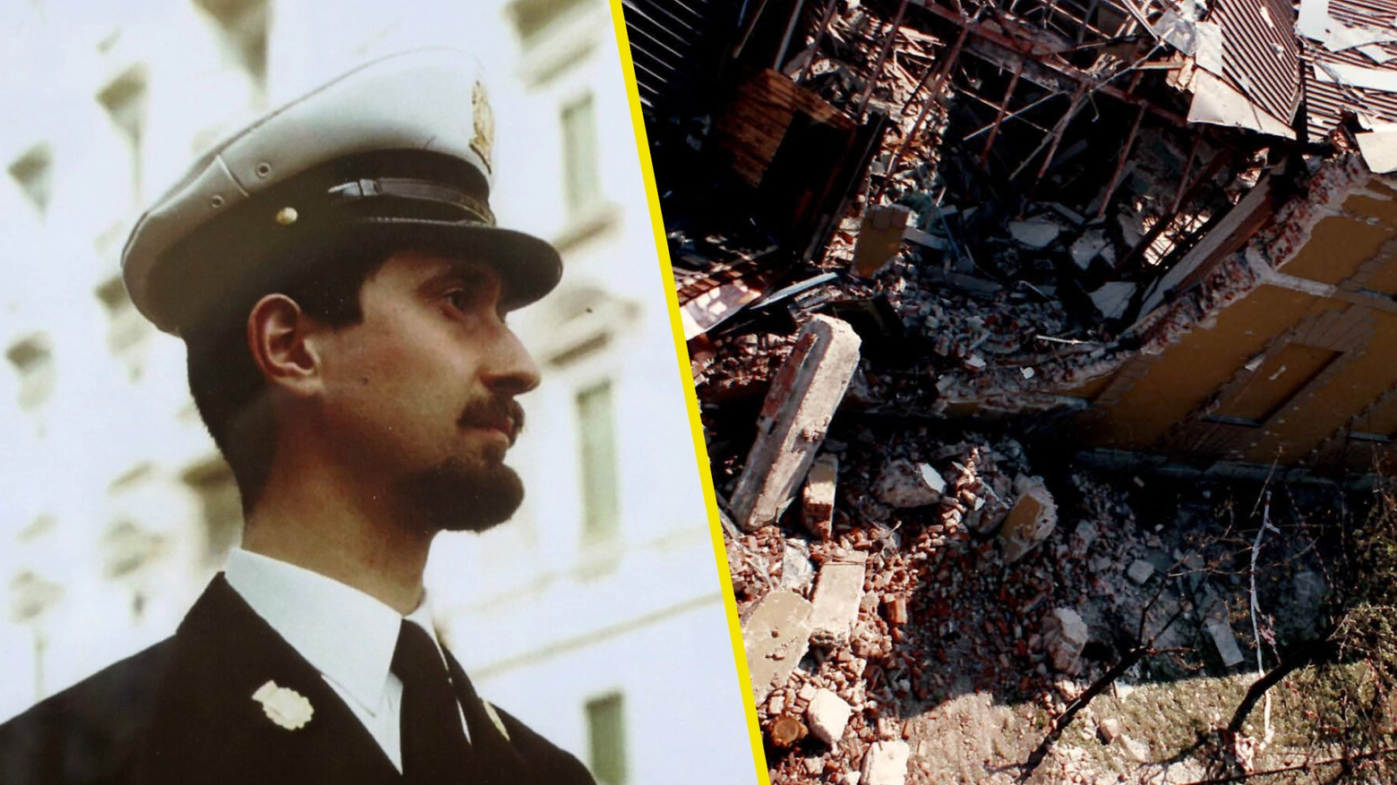 Alessandro Ferrari, l'agente della polizia municipale ucciso dall'autobomba