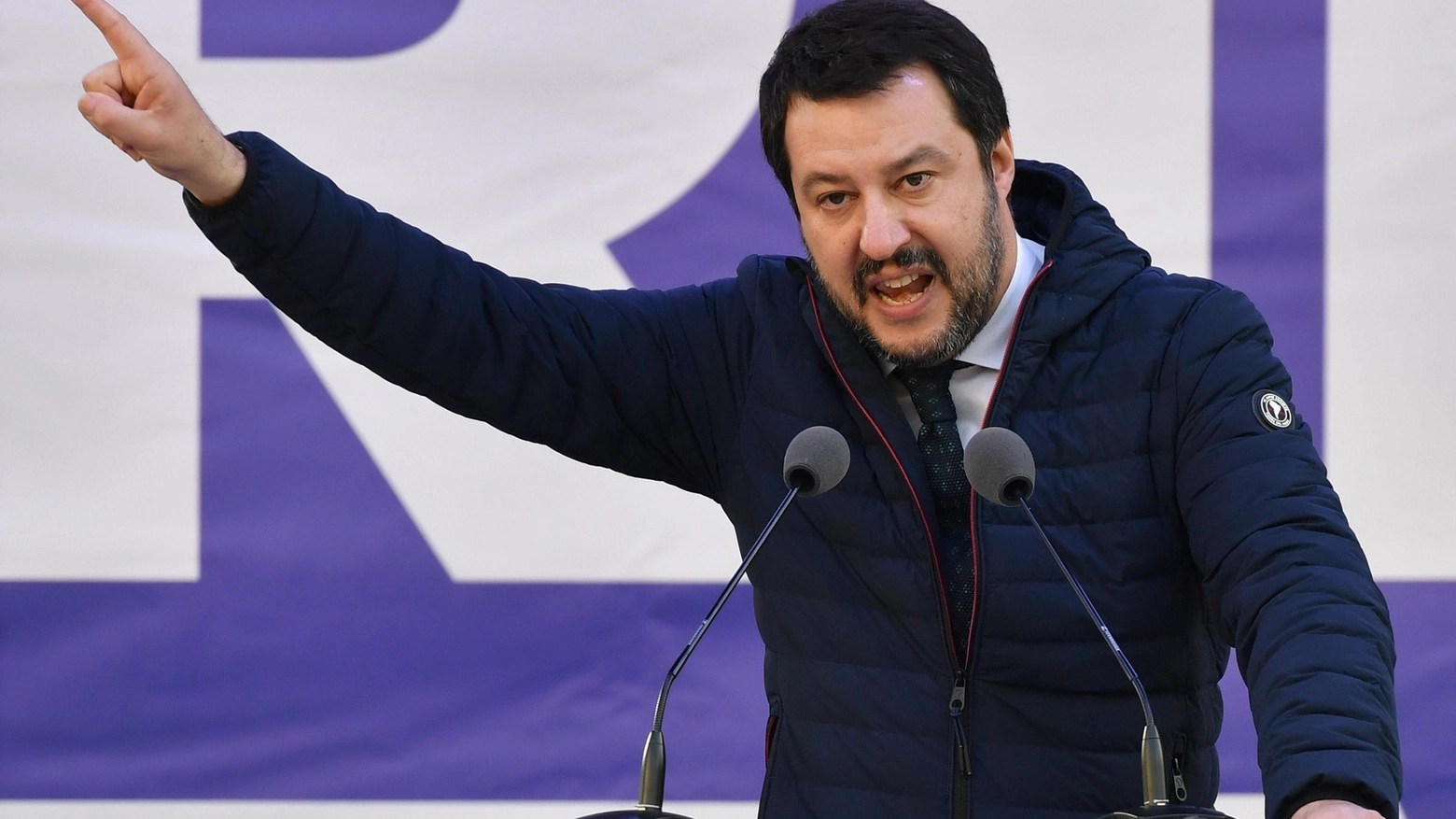 Il segretario della Lega Matteo Salvini (Ansa)