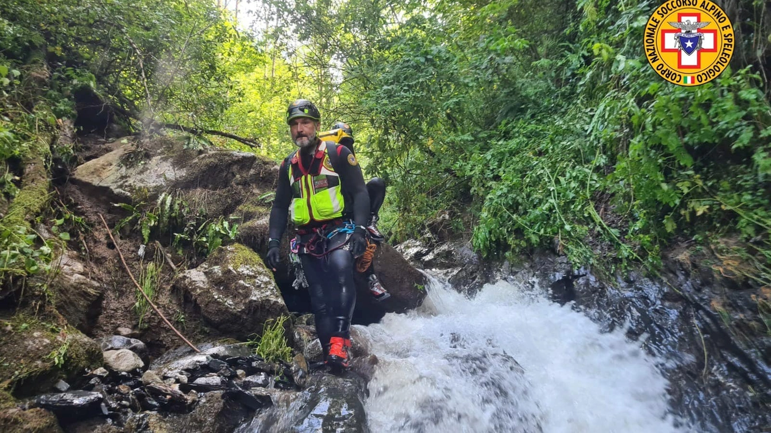 Gli uomini del Soccorso alpino sono mobilitati nei soccorsi