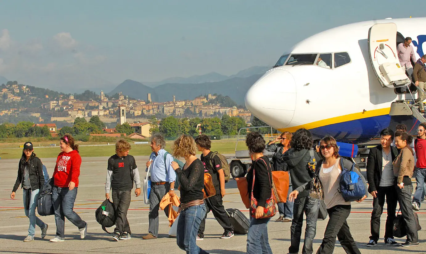 Orio al Serio, Ryanair punta a incrementare i voli interni