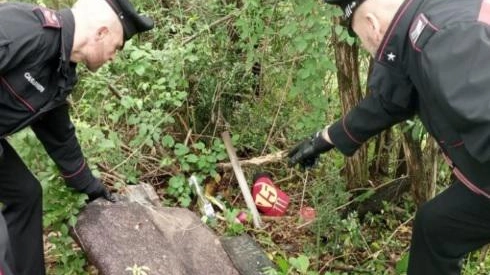 Carabinieri nei boschi della droga Carabinieri nei boschi della droga