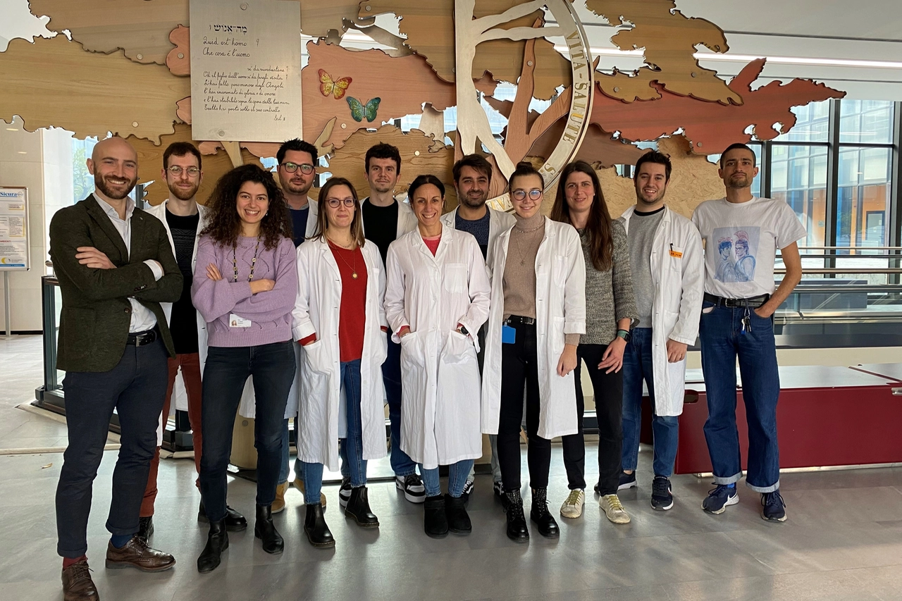 Il gruppo di ricercatori guidato da Renato Ostuni (omaggio)