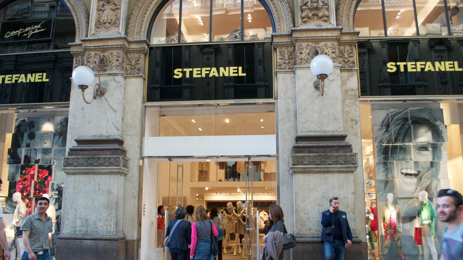 Negozio Stefanel in Galleria Vittorio Emanuele