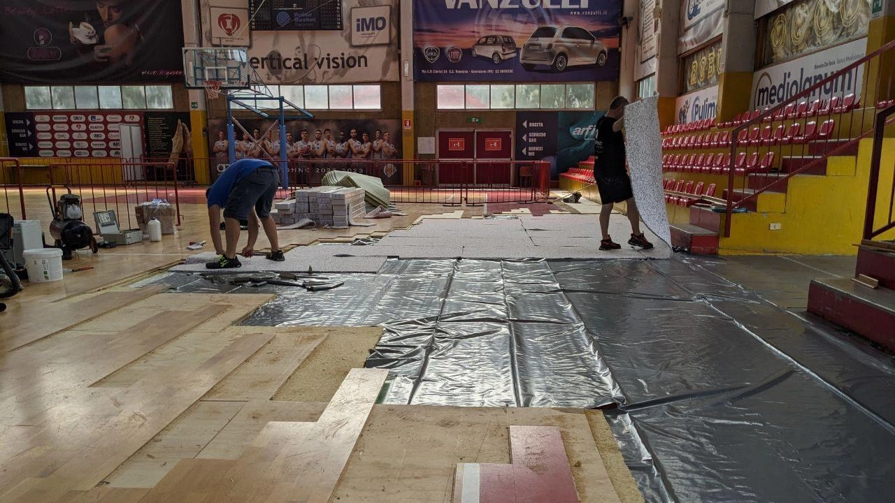 I lavori al parquet I lavori al parquet