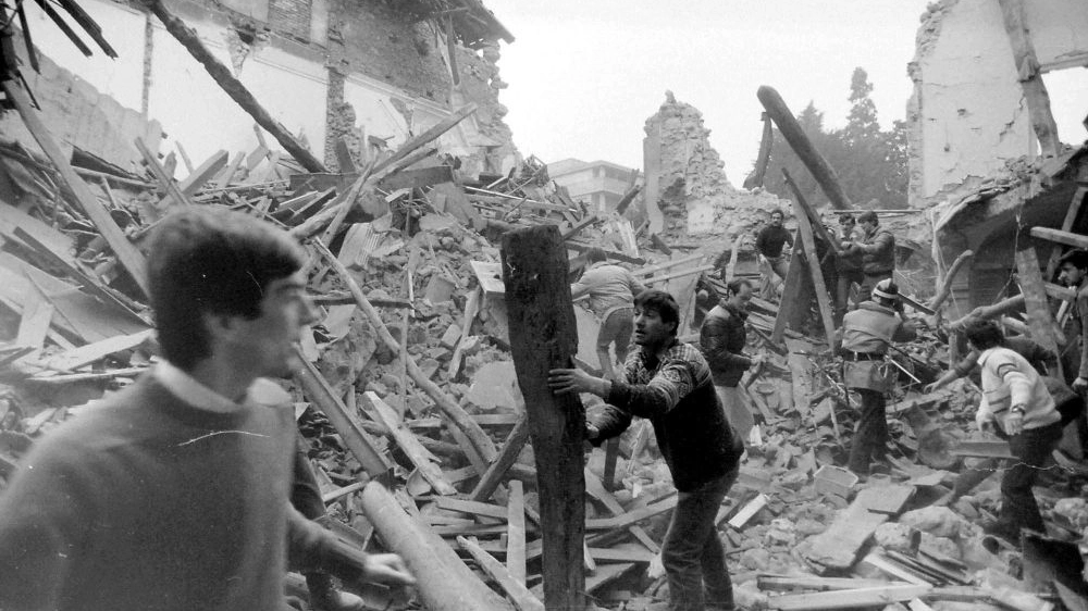 Esplosione palazzina avvenuta il 18 dicembre 1987