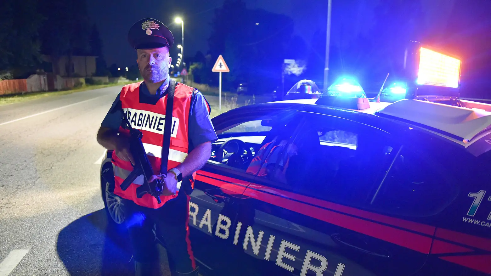 Posto di controllo dei carabinieri