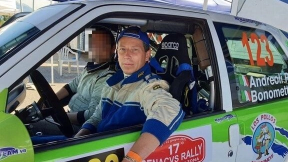 Ruben Andreoli, 45 anni, grande appassionato di rally, ha corso come pilota nel team New Rally di Verona