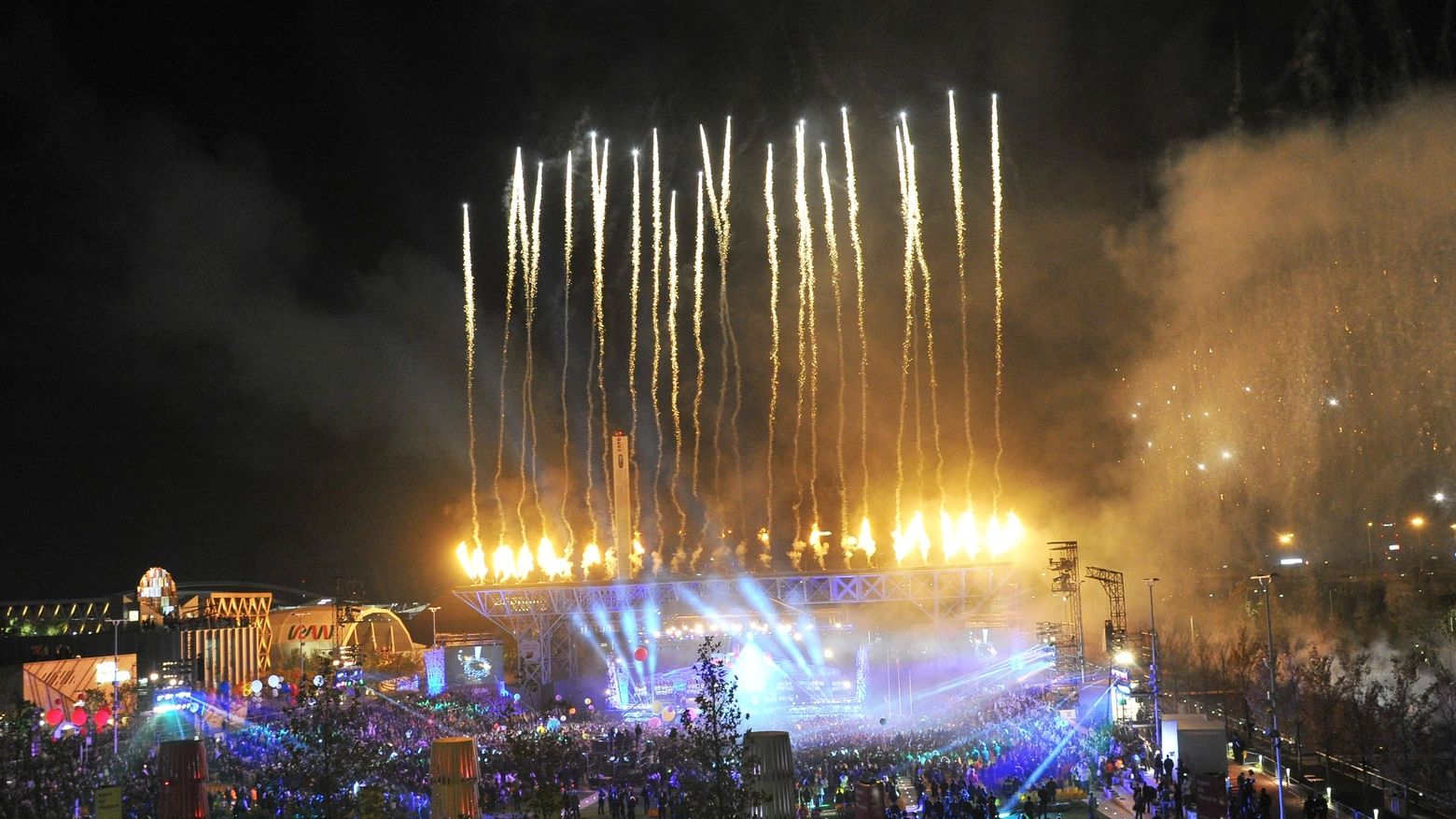 Fuochi d'artificio a Expo 2015