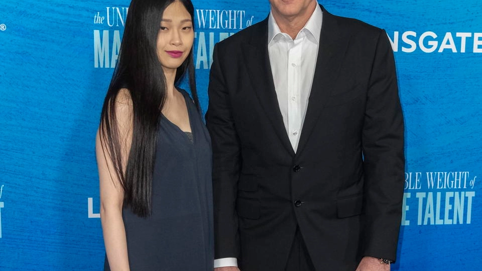 Nicolas Cage con la moglie Riko Shibata