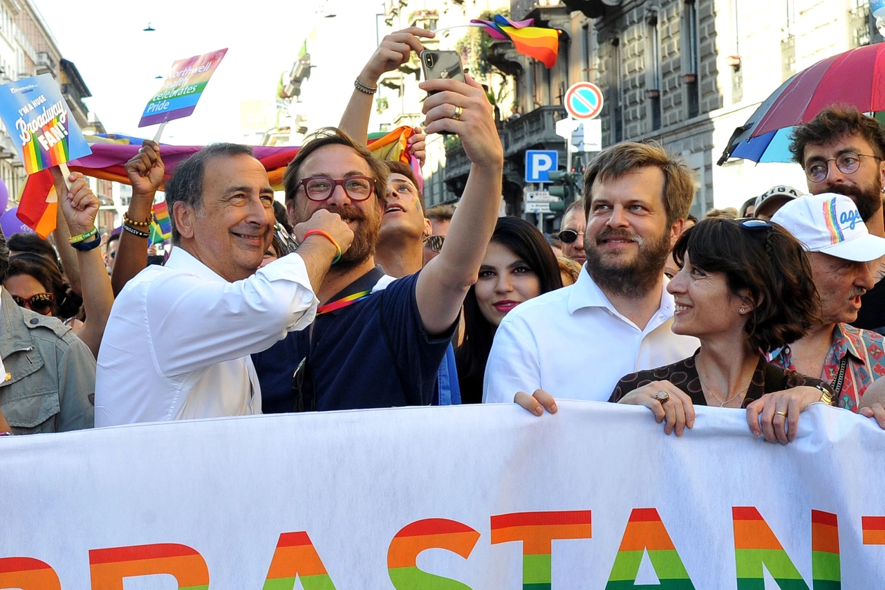 Il sindaco Sala al Milano Pride