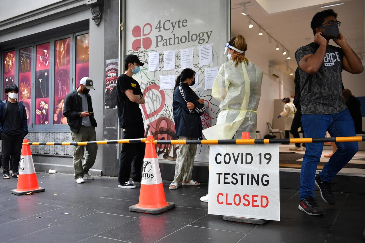 I controlli dei test vaccinali a Melbourne