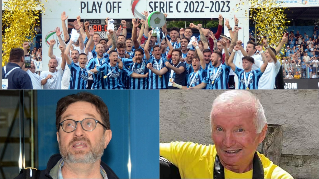 La Calcio Lecco, Paolo Cereda e Mauro Lanfranchi La Calcio Lecco, Paolo Cereda e Mauro Lanfranchi