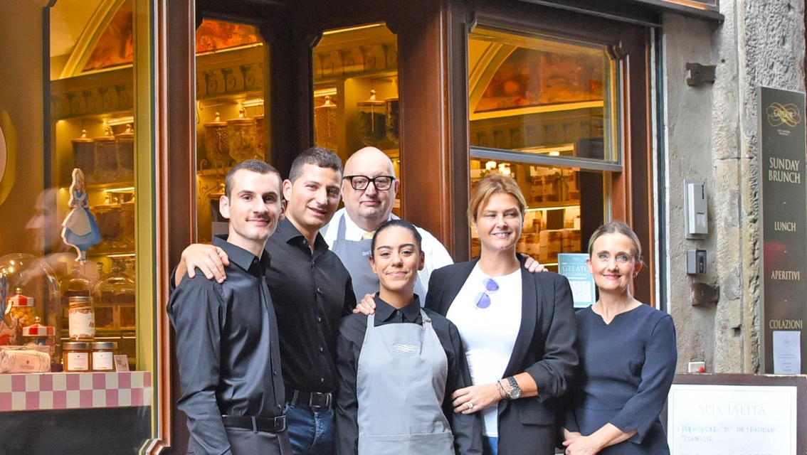 Il bar pasticceria “Cavour“ a Bergamo Alta