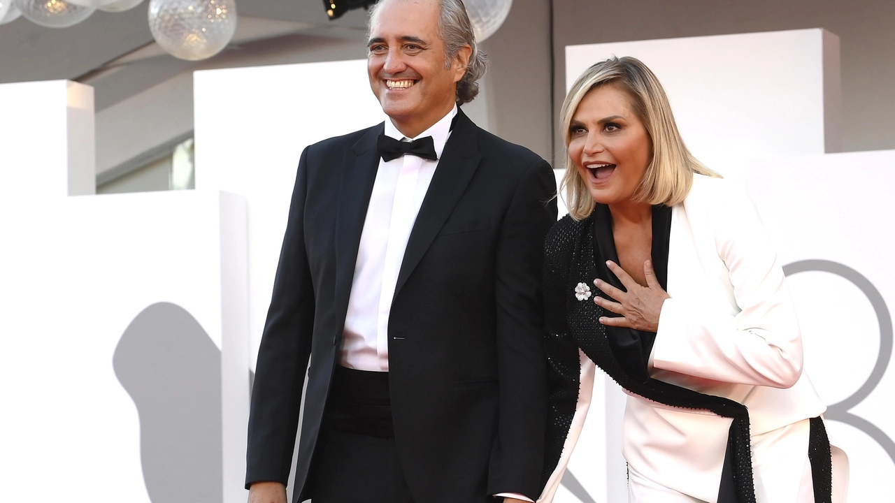 Simona Ventura e Giovanni Terzi - Crediti Ansa Foto