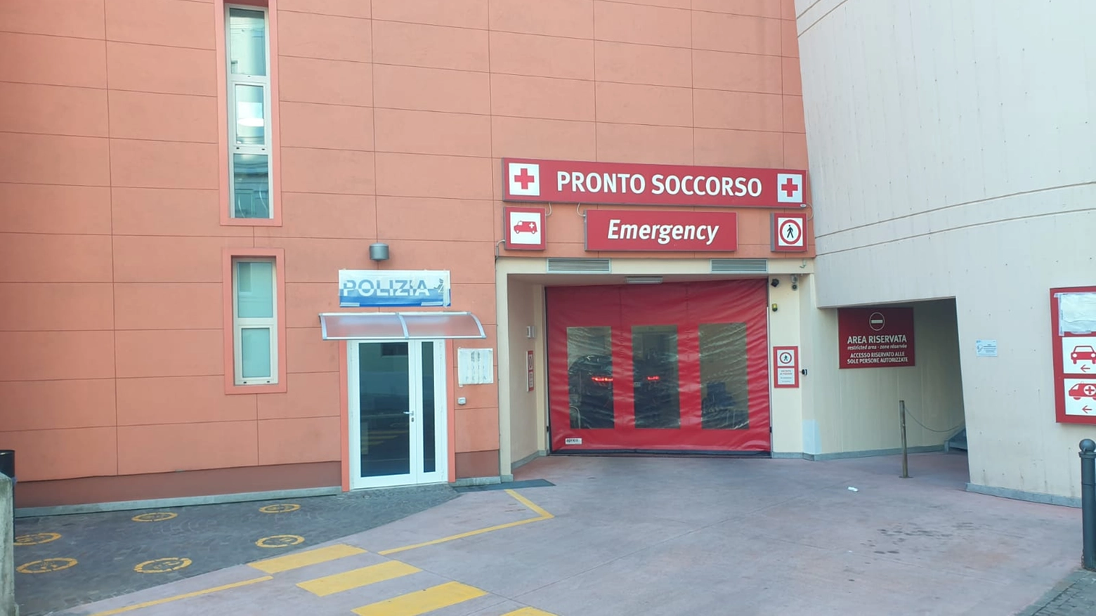 Il pronto soccorso dell'ospedale Maggiore di Lodi 