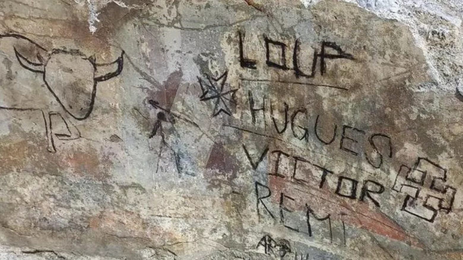 I graffiti dei turisti francesi