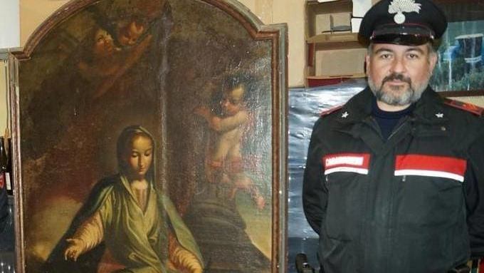 'L'Immacolata Concezione' di Zaddei ritrovata dai carabinieri