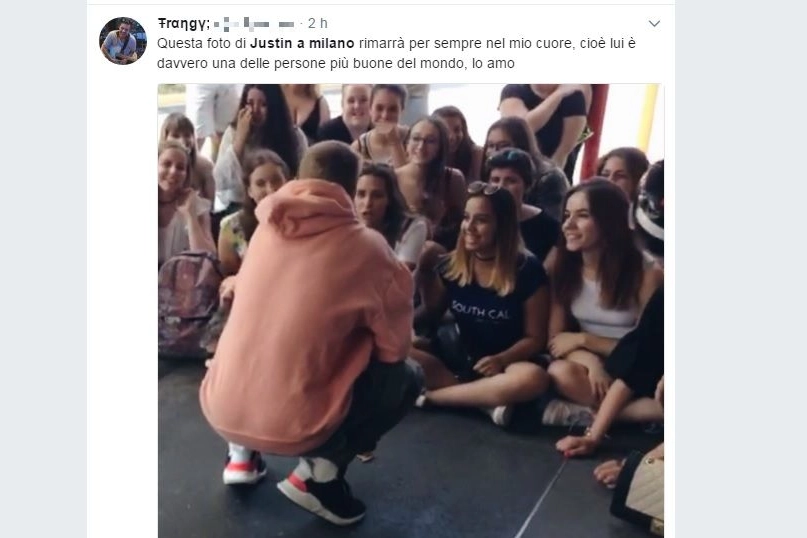L'incontro con le fans (Twitter)